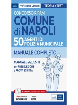 cover image of Concorso Comune di Napoli per 50 Agenti di Polizia municipale